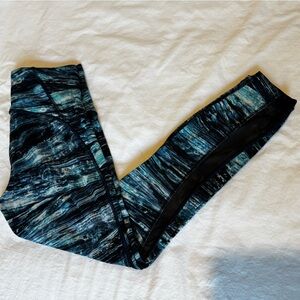 Lululemon Speed Up Crop Shoreline Blue Multi Sz 6 Inseam 23 in